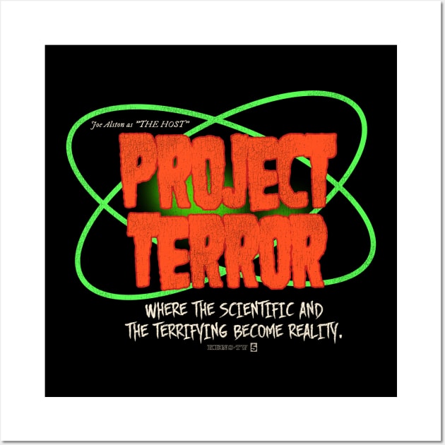 Project Terror with Joe Alston as "The Host" Wall Art by darklordpug